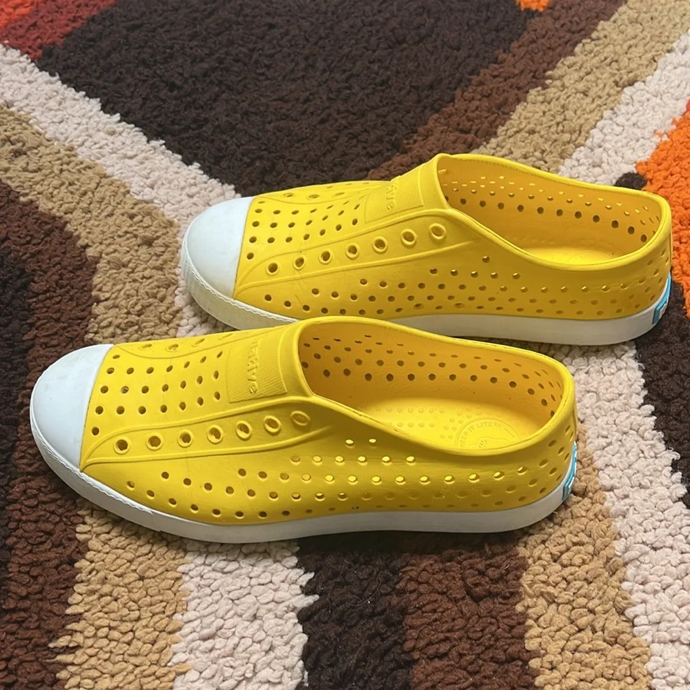 Native Kids Shoes Yellow